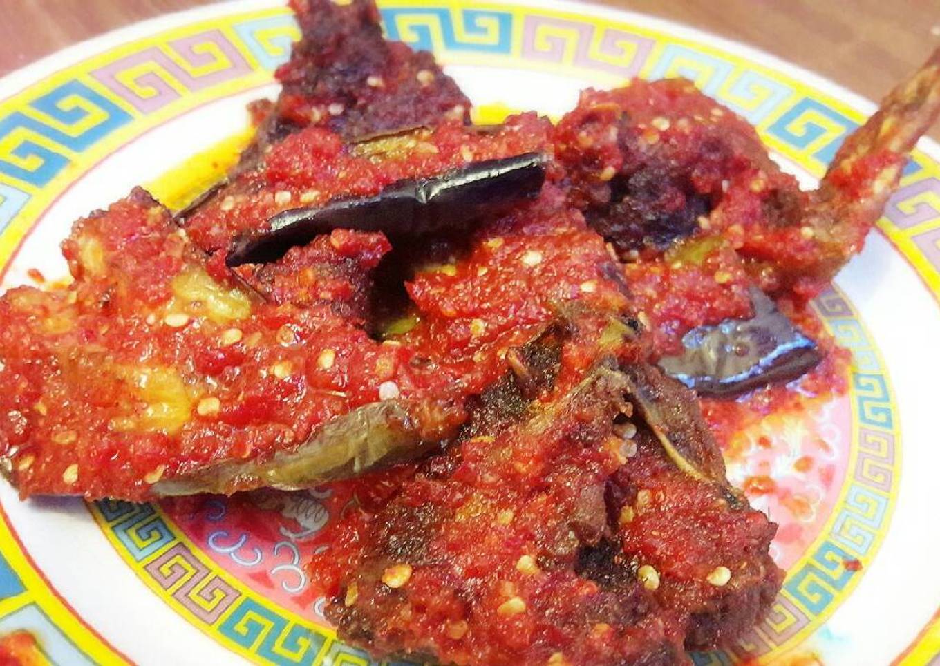 Ayam + terong Balado