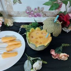 A picture of Sweet melon 🍈 juice 😋.