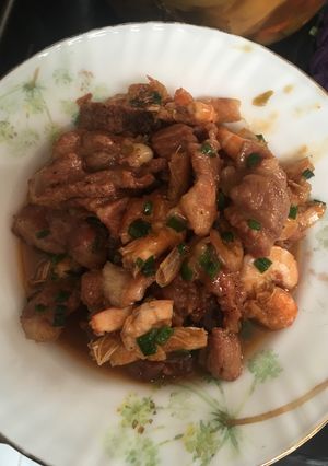 Hình của món Tép ram thịt.