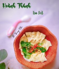 hoành thánh tôm thịt