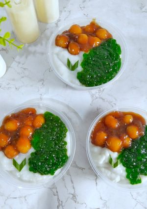 Foto resep Bubur Sum Sum Candil Mutiara Hijau
