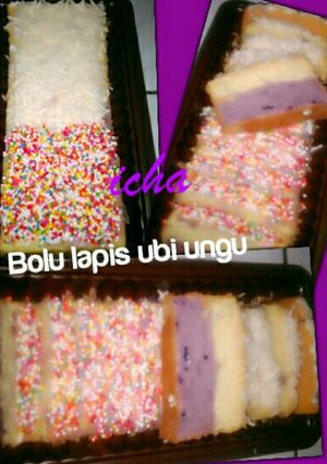 Foto resep Bolu lapis ubi ungu