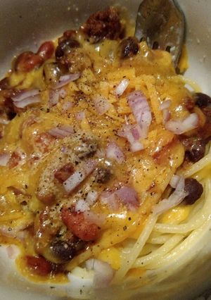 A picture of Chili Mac.
