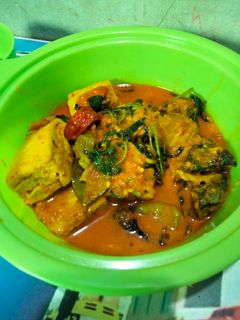 Foto resep Tumis kuah kuning ikan cue tongkol dan tahu kemangi