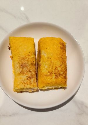 Hình của món Sandwich áp chảo.