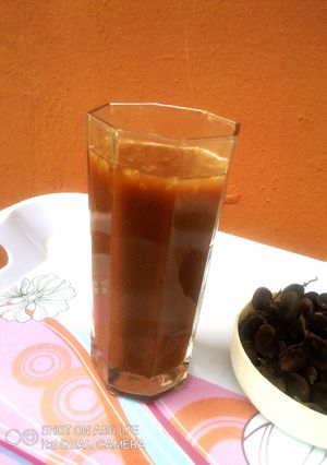A picture of OrangeGinger Velvet Tamarind Juice.