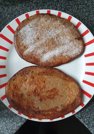A picture of Banana Flaxseed Pancakes.