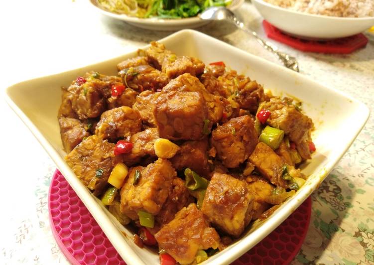 Tempe Siram Kecap ala Om Hindami