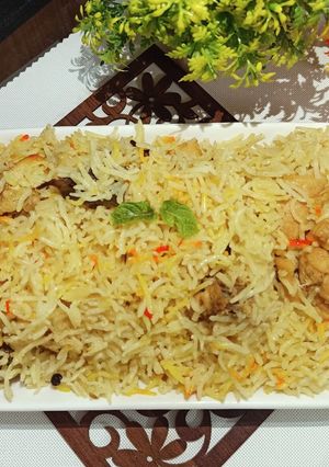 A picture of Jhatt Patt Biryani Rice 🧡💛.