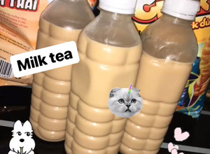 Hình của món Trà sữa bằng lipton.