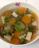 Canh Bánh Phồng Tôm Chay