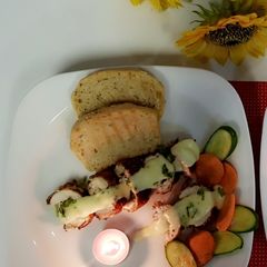 A picture of Chicken cheese stuff rollups.