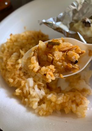 صورة لوصفة ارز بمرق التونه 🌶🍚