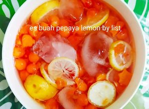 Foto resep Es Buah Pepaya Segarrr