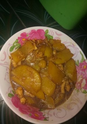 Foto resep Kentang Mix Ayam Kecap Praktis