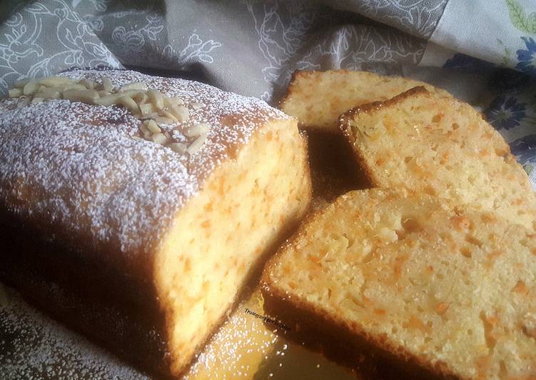 Bizcocho de Zanahoria, Piña y Coco