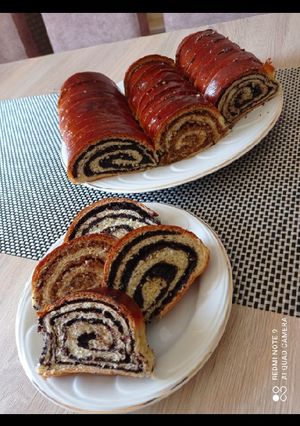 Diós, mákos, kakaós kalács recept fotója