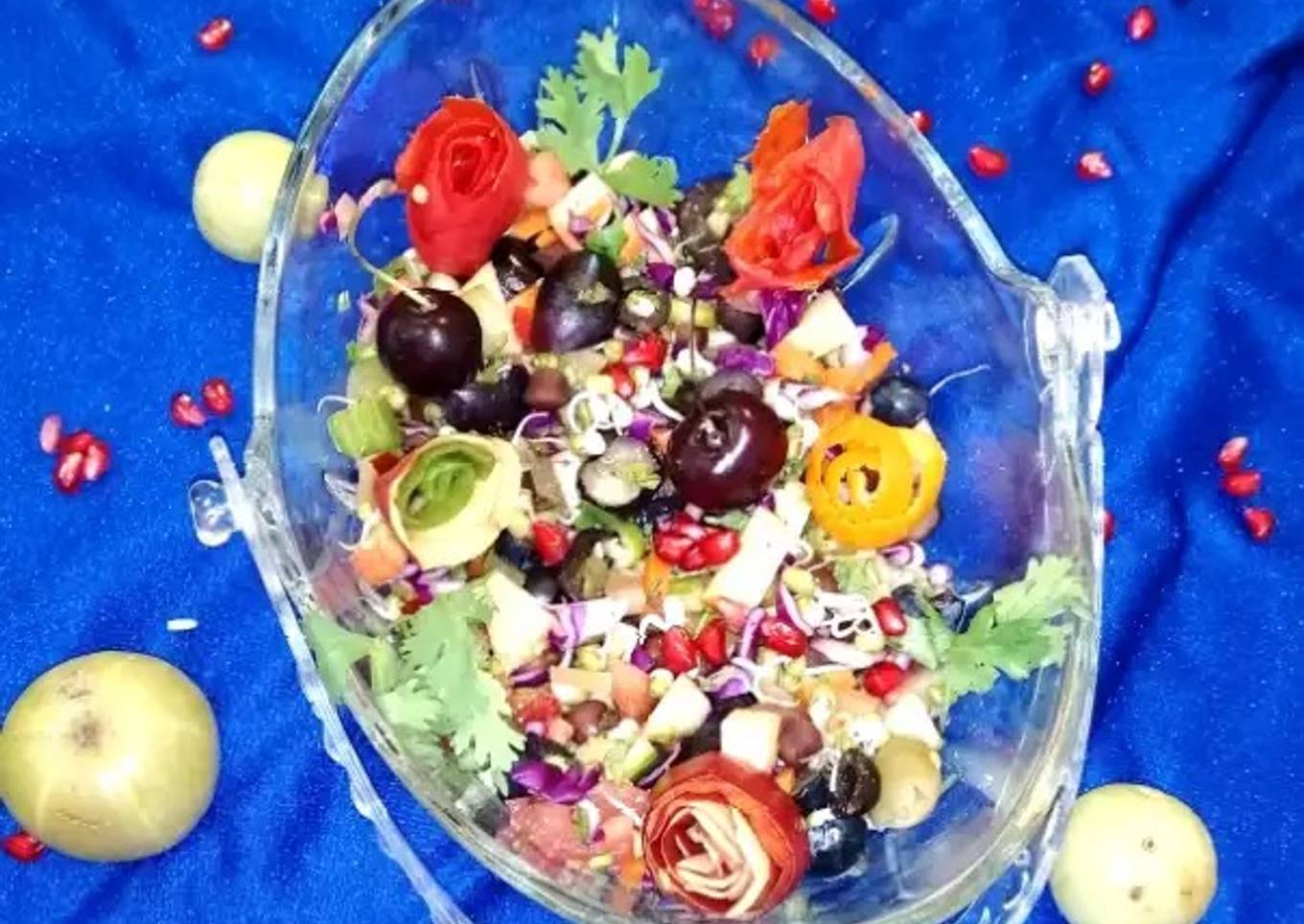 Immunity Booster Nutrients -Bitter @sour mix colorful Salad -Covid19
