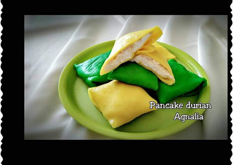 makanan Pancake Durian yang mengenyangkan