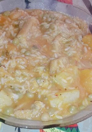 Una foto de Guisito de mondongo fácil y rico