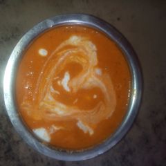 A picture of Sweet and sour tomato soup.