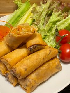 A picture of Vegetable Spring Rolls.