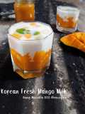 Korean Fresh Mango Milk