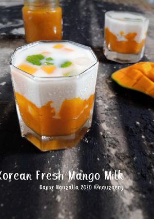 Foto resep Korean Fresh Mango Milk