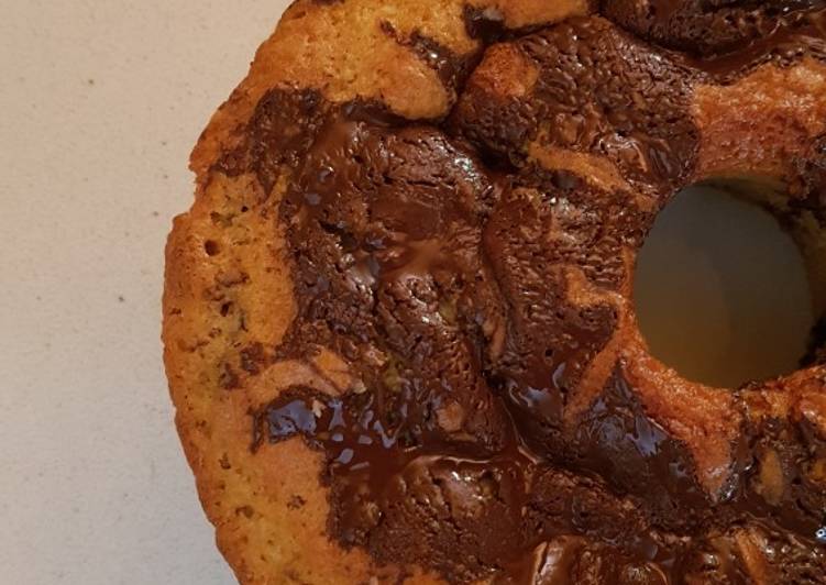 Bizcocho de yogurt y chocolate