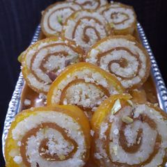 Mango Coconut Rolls A picture of Mango Coconut Rolls.