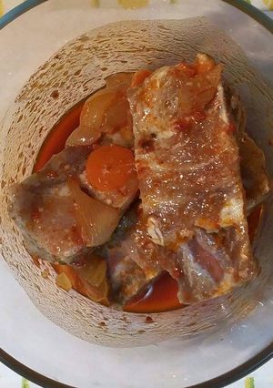 Una foto de Costillitas de cerdo en escabeche