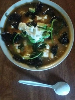 Una foto de Deliciosa sopa de tortillas