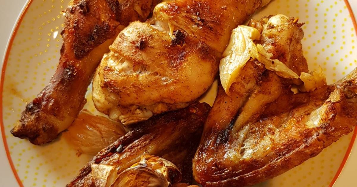 Garlic Butter Roast Chicken Drumstick & Wings Recipe by Poppyz Cookpad
