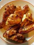 Garlic Butter Roast Chicken Drumstick & Wings