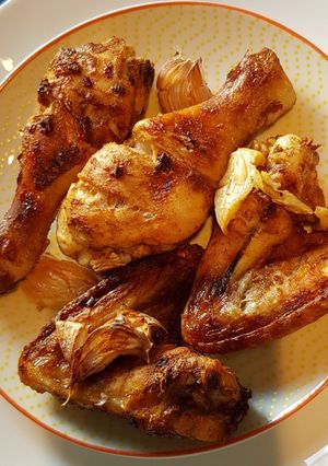 A picture of Garlic Butter Roast Chicken Drumstick & Wings.