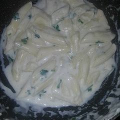 White pasta A picture of White pasta.
