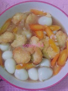 Foto resep Sapo tahu telur puyuh