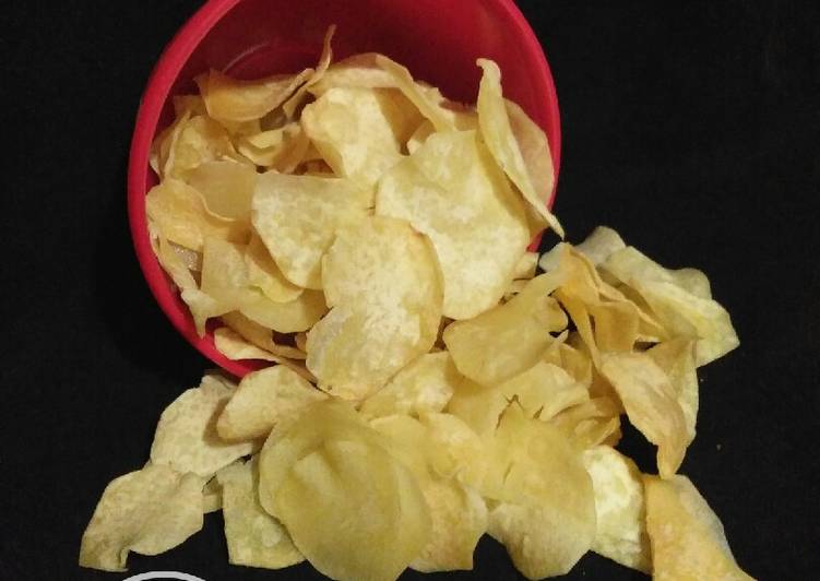 Resep Keripik talas gurih renyah Anti Gagal