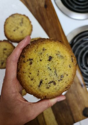 A picture of Chocolate chip cookies.