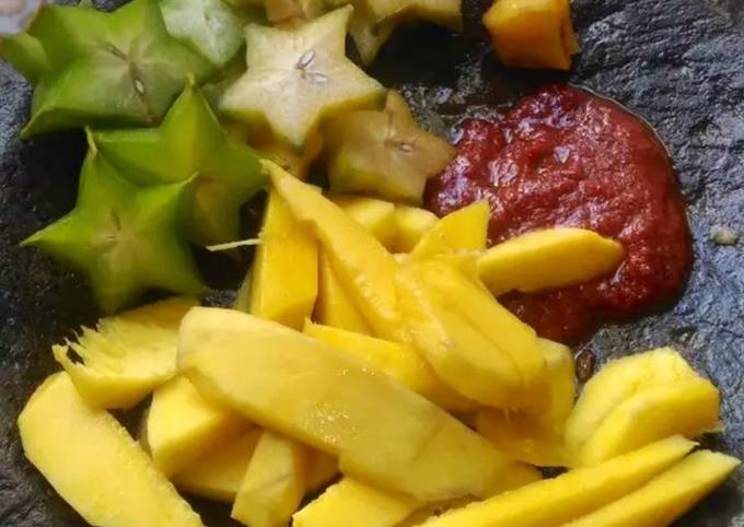 Cara Gampang mengolah Rujak buah khas sibolga Anti Gagal