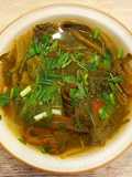 Canh chua dưa và tảo xoắn Chi Lê