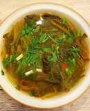 Canh chua dưa và tảo xoắn Chi Lê