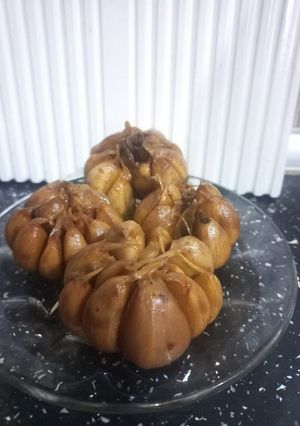 عکسی از دستور سیر ترشی خانگی