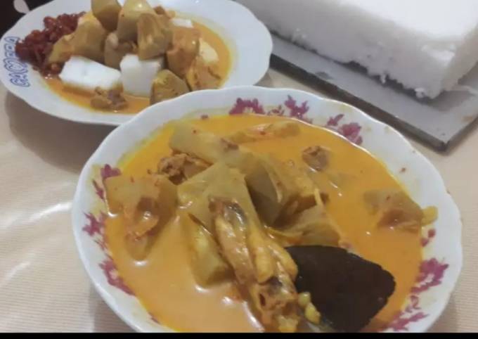 Cara Memasak Gulai nangka untuk kuah lontong Farah Quinn