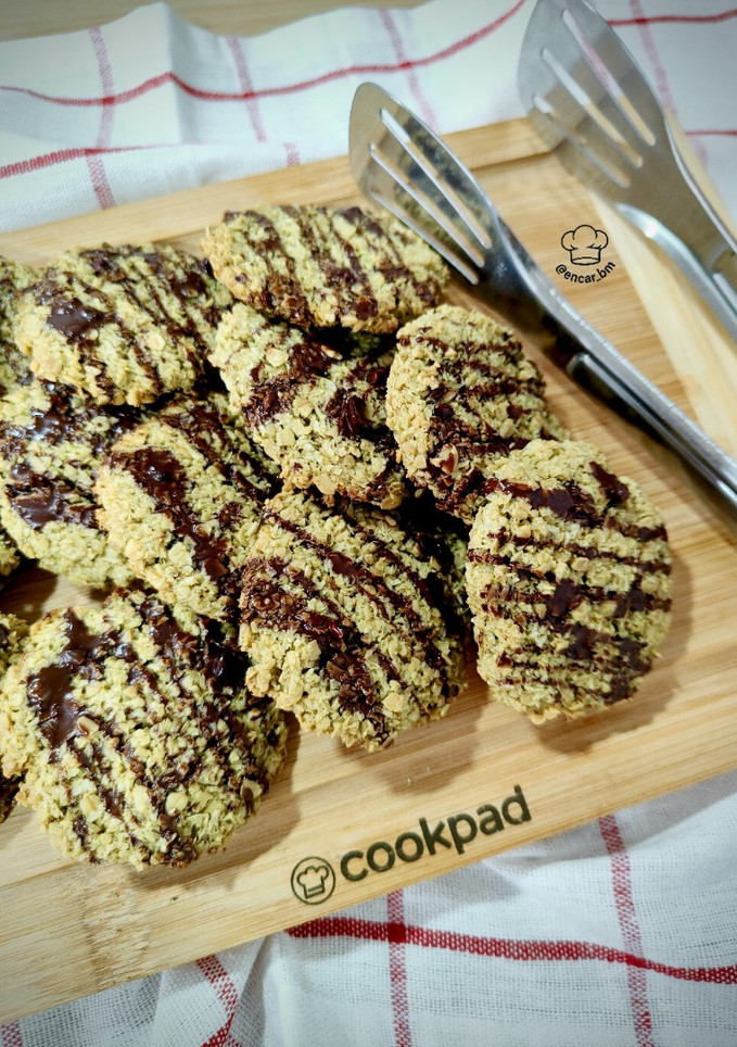 Una foto de Galletas de avena y coco con matcha