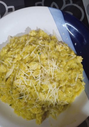 Una foto de Risotto de pollo