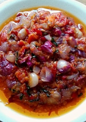 Foto resep Sambal Bawang Daun Jeruk