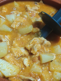 Una foto de Guisado de pollo Thermomix