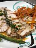 Macon Chicken w/ Peach Mint Purée