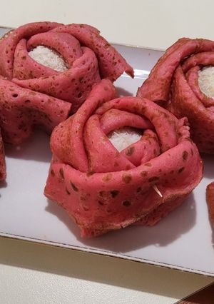 Palacsinta rózsa (glutén- és tejmentes) recept fotója